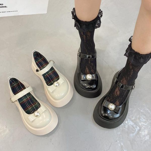 dress shoes women japanese style lolita vintage soft high heel platform college student mary jane, Black
dress shoes women japanese style lolita vintage soft high heel platform college student mary jane, Black