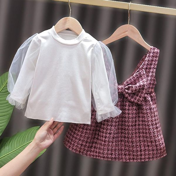 clothing sets 2021 spring autumn puff sleeve strap dress 2pcs baby girl clothes toddler for 6-24m, White
clothing sets 2021 spring autumn puff sleeve strap dress 2pcs baby girl clothes toddler for 6-24m, White