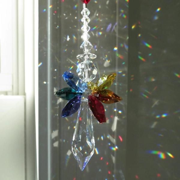 decorative objects & figurines rainbow angel crystal suncatcher colorful pendant hanging decoration for car home c66
decorative objects & figurines rainbow angel crystal suncatcher colorful pendant hanging decoration for car home c66
