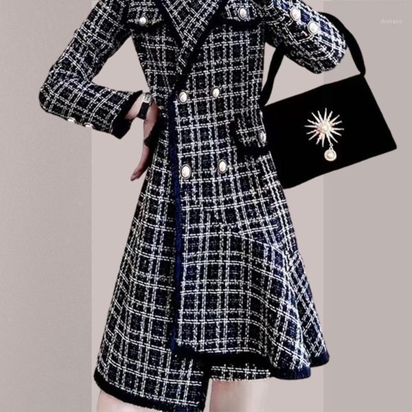 women's wool & blends high-end woolen coats autumn 2021 plaid jacket irregular winter black vintage coat cardigan outerwear female top
women's wool & blends high-end woolen coats autumn 2021 plaid jacket irregular winter black vintage coat cardigan outerwear female top