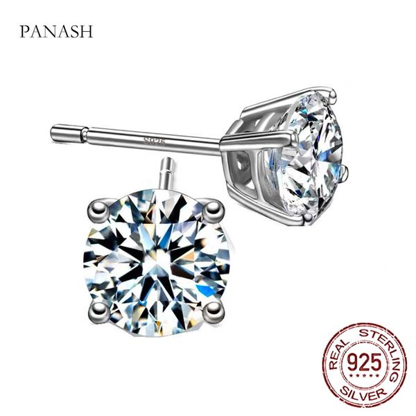100% real 925 sterling silver solitaire stud earrings allergy original jewelry ear accessories e008, Golden;silver
100% real 925 sterling silver solitaire stud earrings allergy original jewelry ear accessories e008, Golden;silver