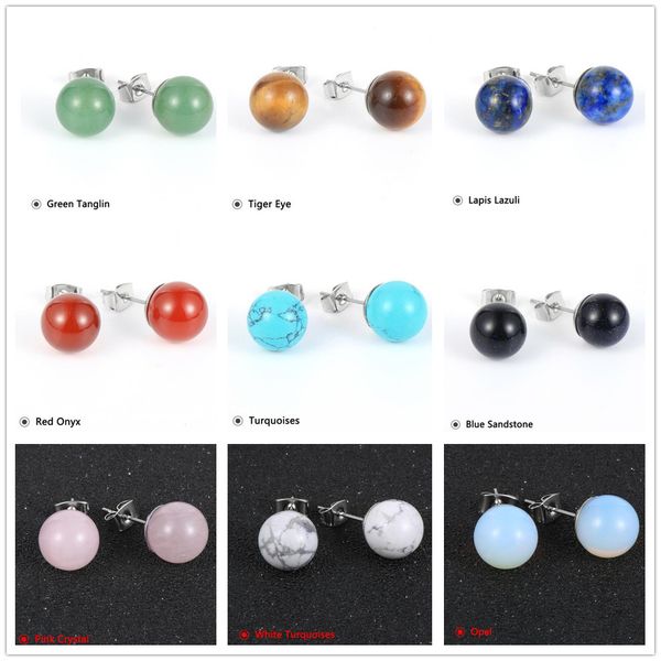 natural gem stone crystal tiger eye rose quartz turquoises amethyst opal beads stud earring for women stainless steel earrings, Golden;silver
natural gem stone crystal tiger eye rose quartz turquoises amethyst opal beads stud earring for women stainless steel earrings, Golden;silver