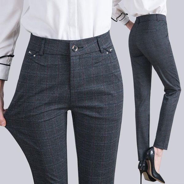 plaid pants women spring autumn suit female high waist casual straight trousers plus size 7xl women's & capris, Black;white
plaid pants women spring autumn suit female high waist casual straight trousers plus size 7xl women's & capris, Black;white