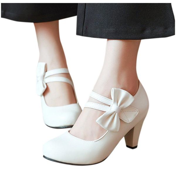dress shoes sagace pumps woman big size high heel sweet mary jane for women elegant party thick hook single mujre, Black
dress shoes sagace pumps woman big size high heel sweet mary jane for women elegant party thick hook single mujre, Black