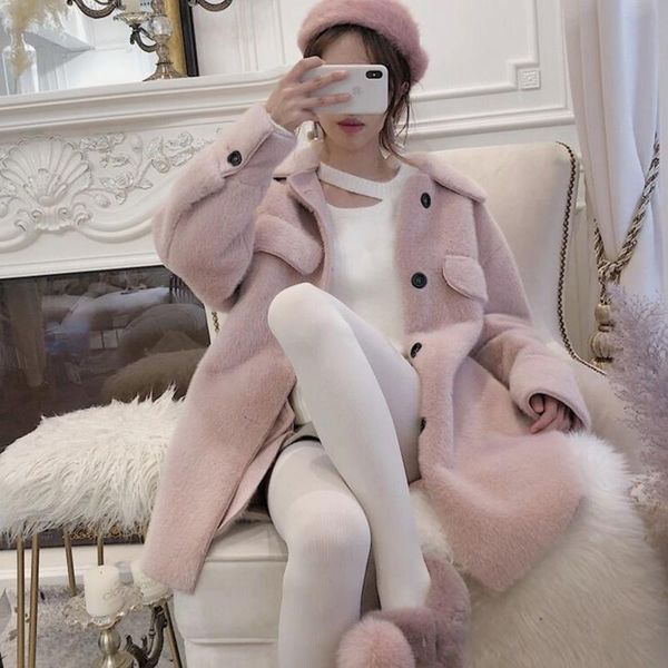women's fur & faux 2021 autumn women plush jacket loose large size coat female winter warm jackets korean outwear, Black
women's fur & faux 2021 autumn women plush jacket loose large size coat female winter warm jackets korean outwear, Black