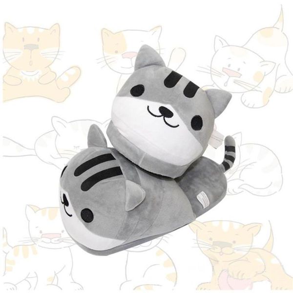 slippers winter ladies home cartoon cute cat plush couple warm indoor soft bottom furry women's fluffy house shoes 2021, Black
slippers winter ladies home cartoon cute cat plush couple warm indoor soft bottom furry women's fluffy house shoes 2021, Black