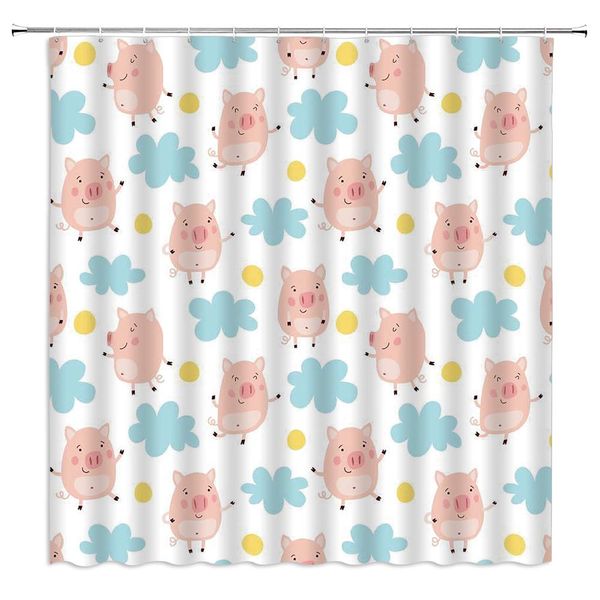 pink pig shower curtain cute cartoon pig blue cloud pastel for girls kids children fabric bathroom decor curtain with 12
pink pig shower curtain cute cartoon pig blue cloud pastel for girls kids children fabric bathroom decor curtain with 12