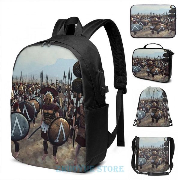 backpack funny graphic print spartan army at war(2) usb charge men school bags women cosmetic bag travel laptop
backpack funny graphic print spartan army at war(2) usb charge men school bags women cosmetic bag travel laptop