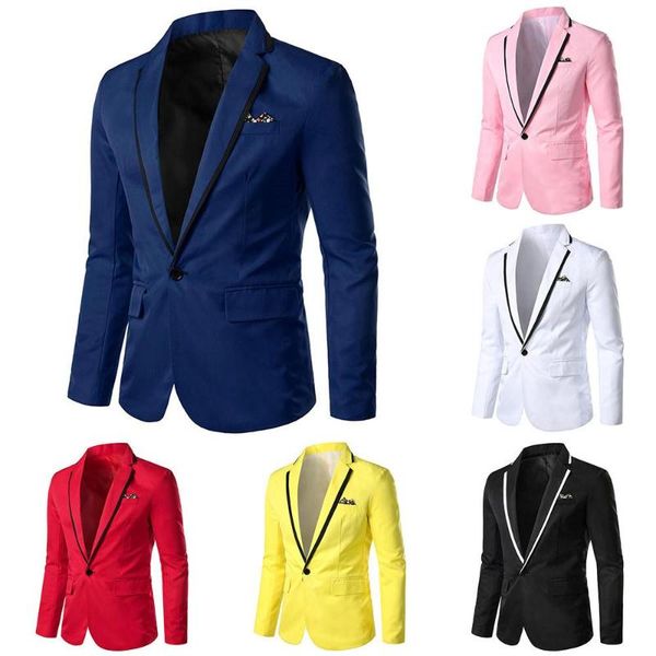 men's suits & blazers large size men solid color business suit coat evening party blazer casual office jacket, White;black
men's suits & blazers large size men solid color business suit coat evening party blazer casual office jacket, White;black