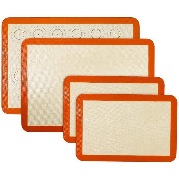 tools & accessories silicone baking mat set of 4 sheet non stick reusable pastry for bake making , dough rolling
tools & accessories silicone baking mat set of 4 sheet non stick reusable pastry for bake making , dough rolling