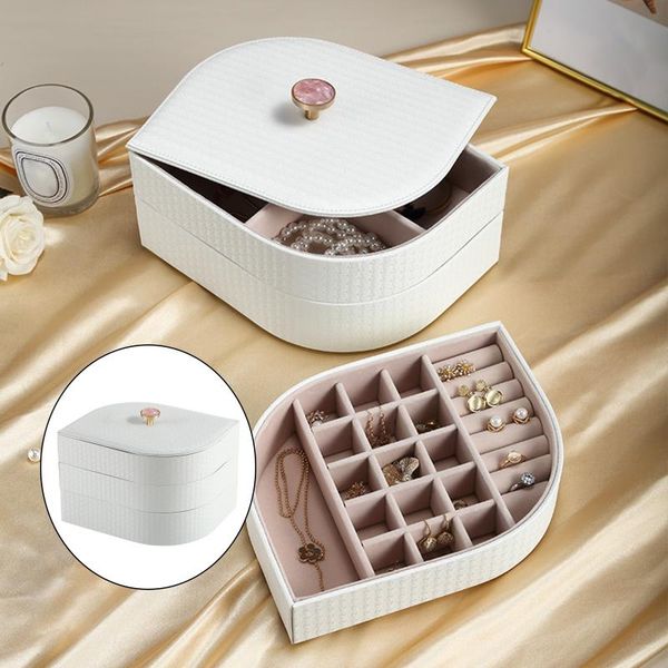 jewelry pouches, bags girl pu leather jewellery box 3 layers leaf-shaped earrings storage holder, Pink;blue
jewelry pouches, bags girl pu leather jewellery box 3 layers leaf-shaped earrings storage holder, Pink;blue