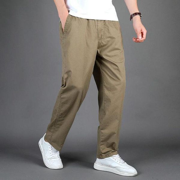 men's pants spring autumn men casual cargo elastic waist cotton pockets male thin trousers loose plus size oversize 6xl, Black
men's pants spring autumn men casual cargo elastic waist cotton pockets male thin trousers loose plus size oversize 6xl, Black