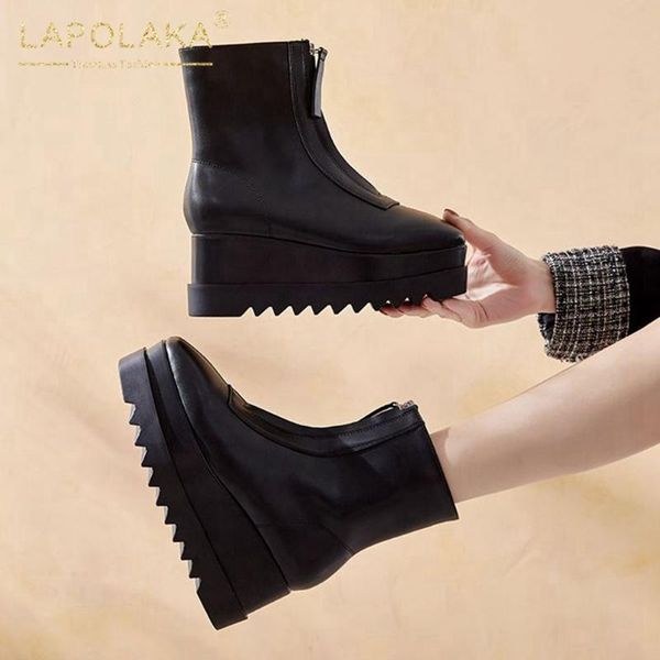 boots arrivals 2021 wedge high heels ankle booties woman shoes soft comfy zipper black trendy ins ladies female
boots arrivals 2021 wedge high heels ankle booties woman shoes soft comfy zipper black trendy ins ladies female