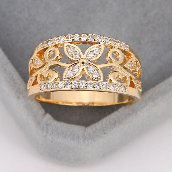 wedding rings design oco padrão de flor anéis dedo mulheres marca luxo prata ouro dois tons cheio cz casamento, Slivery;golden
wedding rings design oco padrão de flor anéis dedo mulheres marca luxo prata ouro dois tons cheio cz casamento, Slivery;golden