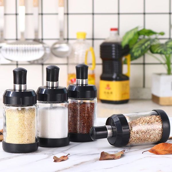 spoons seasoning container salt/oil/honey/condiment bottle pp+silicone+glass kitchen castor product
spoons seasoning container salt/oil/honey/condiment bottle pp+silicone+glass kitchen castor product