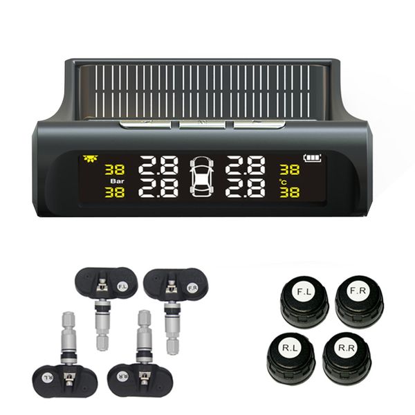 smart tpms car tire pressure monitoring system solar power digital lcd display auto security alarm systems
smart tpms car tire pressure monitoring system solar power digital lcd display auto security alarm systems