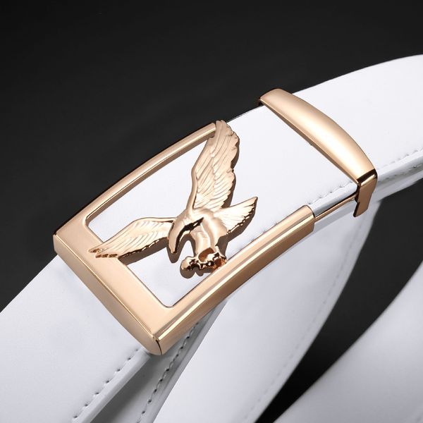 brand belt new eagle head belt men's leather smooth buckle white casual versatile korean fashion trouser, Black;brown
brand belt new eagle head belt men's leather smooth buckle white casual versatile korean fashion trouser, Black;brown