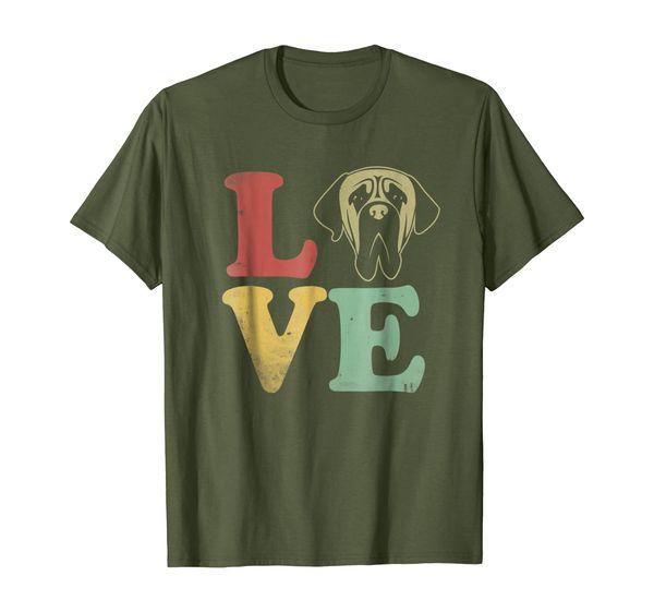 I Love My English Mastiff T-Shirt - Gifts for Dog Lovers, Mainly pictures