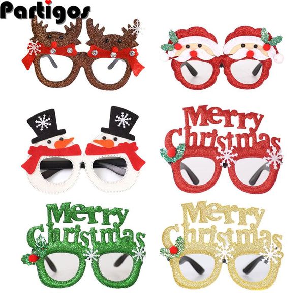 party decoration 6pcs christmas glasses glitter frames costume eyeglasses for parties holiday favors
party decoration 6pcs christmas glasses glitter frames costume eyeglasses for parties holiday favors