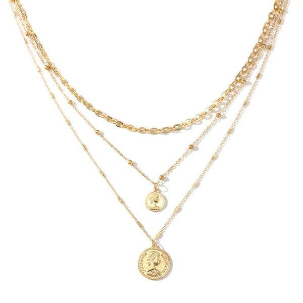 pendant necklaces vintage multilayer crystal necklace women gold color beads moon star horn crescent choker jewelry, Silver
pendant necklaces vintage multilayer crystal necklace women gold color beads moon star horn crescent choker jewelry, Silver