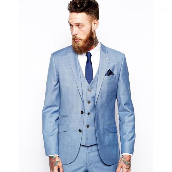 men's suits & blazers italian style men suit 3 piece custom made light blue groom mens tuxedos wedding prom party for men(jacket+pants+, White;black
men's suits & blazers italian style men suit 3 piece custom made light blue groom mens tuxedos wedding prom party for men(jacket+pants+, White;black