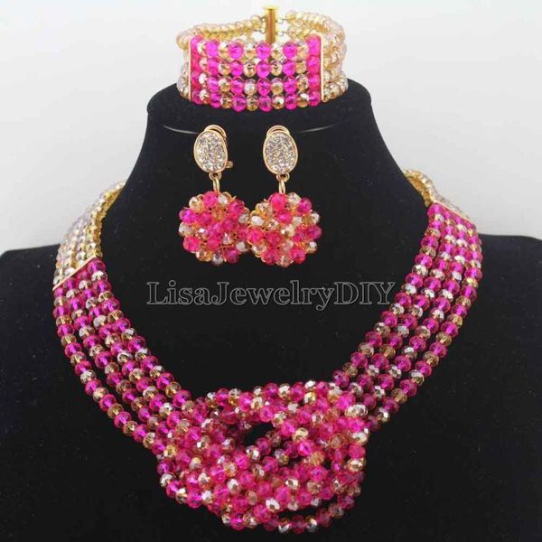earrings & necklace fashion african fuschia pinkchampagne beads jewelry sets nigerian wedding crystal set hd8288, Silver
earrings & necklace fashion african fuschia pinkchampagne beads jewelry sets nigerian wedding crystal set hd8288, Silver