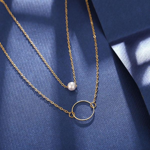 chains fashion multi-layer pearl choker necklace for women vintage personality chain circle pendant necklaces jewelry girl gift, Silver
chains fashion multi-layer pearl choker necklace for women vintage personality chain circle pendant necklaces jewelry girl gift, Silver