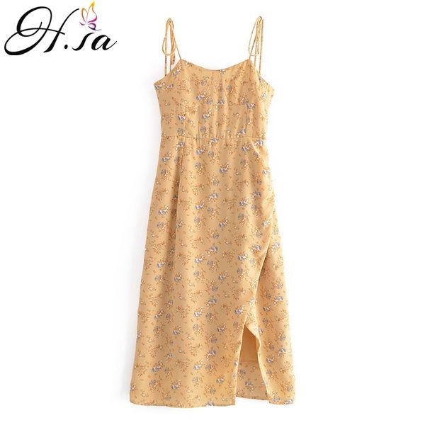hsa fashion floral print yellow women long dress vintage spaghetti strap party dress chic vestidos holiday beach dress 210716, Black;gray
hsa fashion floral print yellow women long dress vintage spaghetti strap party dress chic vestidos holiday beach dress 210716, Black;gray