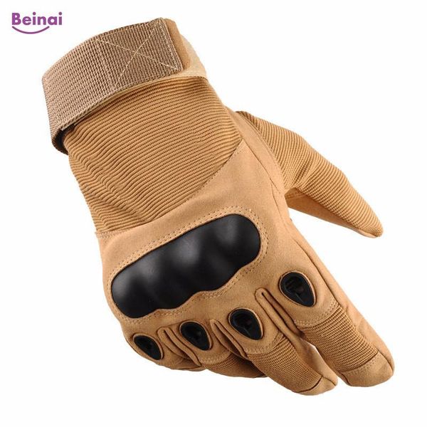 sports gloves beinai outdoor anti-slip thermal tactical full finger hiking cycling armor protection sport, Black
sports gloves beinai outdoor anti-slip thermal tactical full finger hiking cycling armor protection sport, Black