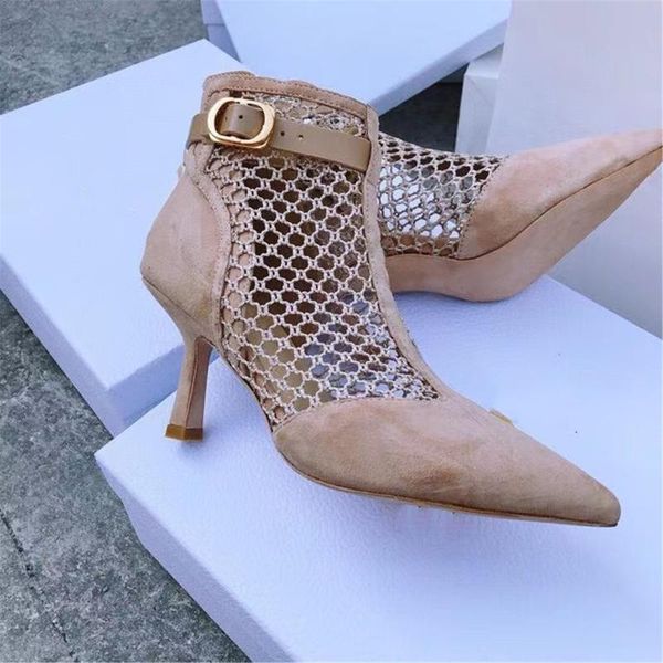 boots kmeioo style spring mesh hollow ankle pointed high heels fashion buckle strap sheepskin short 40m, Black
boots kmeioo style spring mesh hollow ankle pointed high heels fashion buckle strap sheepskin short 40m, Black