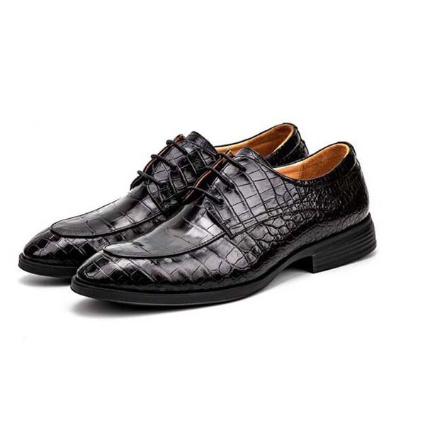 dress shoes yinshang high-end business for men formal wear lacing real crocodile office fashion leather, Black
dress shoes yinshang high-end business for men formal wear lacing real crocodile office fashion leather, Black