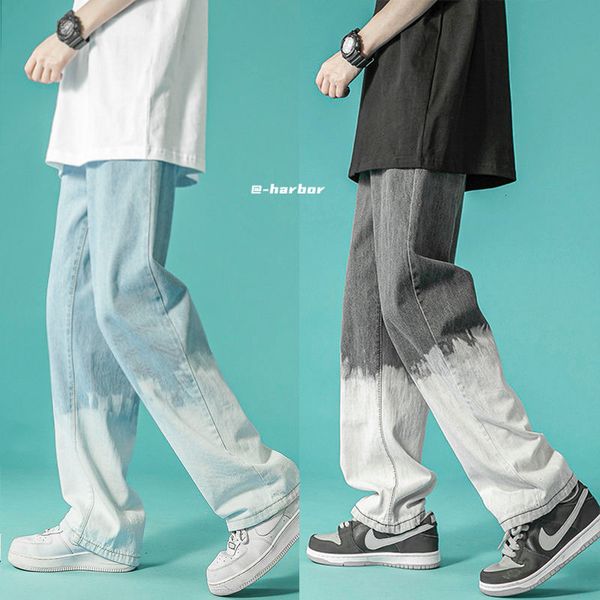wide-leg jeans mens fashion retro gradient baggy jeans men streetwear loose hip-hop straight-leg denim trousers mens s-2xl, Blue
wide-leg jeans mens fashion retro gradient baggy jeans men streetwear loose hip-hop straight-leg denim trousers mens s-2xl, Blue