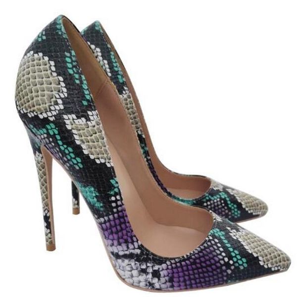 dress shoes spell snake embossed print women pointed toe extremely high heels ladies slip on stilettos pumps woman party 45, Black
dress shoes spell snake embossed print women pointed toe extremely high heels ladies slip on stilettos pumps woman party 45, Black