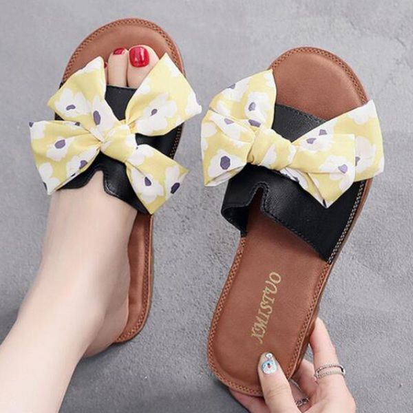 slippers summer fashion sandals shoes women bow slipper indoor outdoor flip-flops flat non-slip beach female sh469, Black
slippers summer fashion sandals shoes women bow slipper indoor outdoor flip-flops flat non-slip beach female sh469, Black