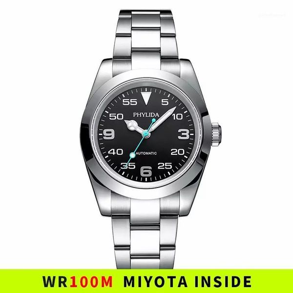 wristwatches phylida 10 bar automatic mechanical luxury orologio uomo watch air-king black dial waterproof gift, Slivery;brown
wristwatches phylida 10 bar automatic mechanical luxury orologio uomo watch air-king black dial waterproof gift, Slivery;brown