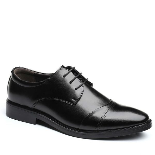 brand men dress flats pu leather pointed toe formal business shoes men's oxford wedding, Black
brand men dress flats pu leather pointed toe formal business shoes men's oxford wedding, Black