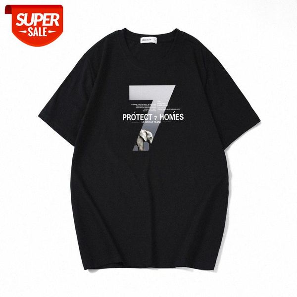 summer short-sleeved t-shirt men's round neck cotton alphanumeric printing fashion large size #ic4a, White;black
summer short-sleeved t-shirt men's round neck cotton alphanumeric printing fashion large size #ic4a, White;black