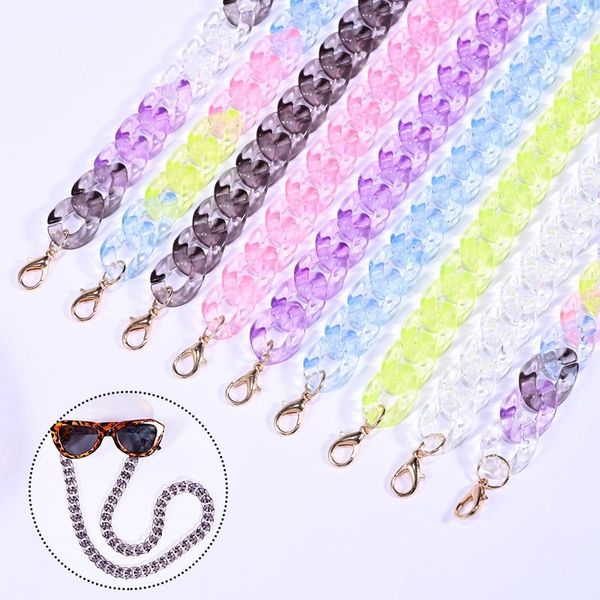 sunglasses frames candy color acrylic chain women glasses eyeglasses strap eyewear cord mask holder hanging necklace lanyard, Silver
sunglasses frames candy color acrylic chain women glasses eyeglasses strap eyewear cord mask holder hanging necklace lanyard, Silver