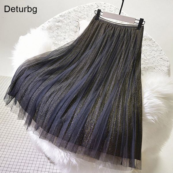 casual dresses women's fashion bling tulle skirt ladies elastic high waist pleated black gold midi skirts summer autumn sk214 5b6u, Black;gray
casual dresses women's fashion bling tulle skirt ladies elastic high waist pleated black gold midi skirts summer autumn sk214 5b6u, Black;gray