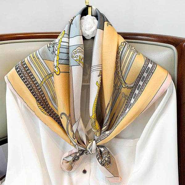 scarves 2021 neck scarf women brand silk hair small foulard shawls and wraps lady hijab neckerchief bandana pashmina 70*70, Blue;gray
scarves 2021 neck scarf women brand silk hair small foulard shawls and wraps lady hijab neckerchief bandana pashmina 70*70, Blue;gray