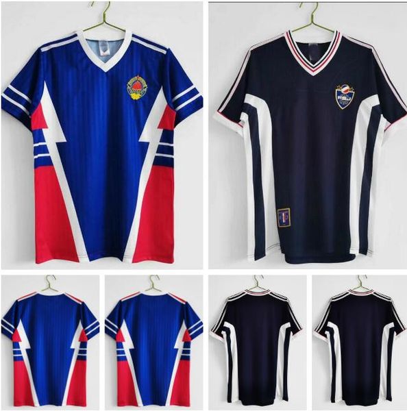 world cup yugoslavia retro soccer jersey home and away 1990 1998 1999 2000 mijatovic savicevic #9 milosevic #10 stojkovic vintage classic fo, Black;yellow
world cup yugoslavia retro soccer jersey home and away 1990 1998 1999 2000 mijatovic savicevic #9 milosevic #10 stojkovic vintage classic fo, Black;yellow