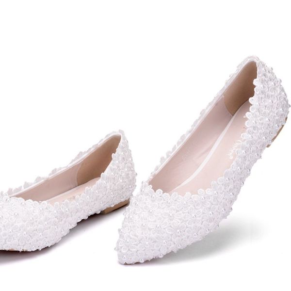 sandals pregnant flat heel pointed toe floral lace wedding white ladies flower shoes women, Black
sandals pregnant flat heel pointed toe floral lace wedding white ladies flower shoes women, Black