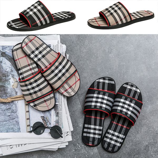 luxury grid pattern slipper men brand designer slides fashion summer beach flat sandals slippers black khaki outdoor indoor flip flops quali
luxury grid pattern slipper men brand designer slides fashion summer beach flat sandals slippers black khaki outdoor indoor flip flops quali