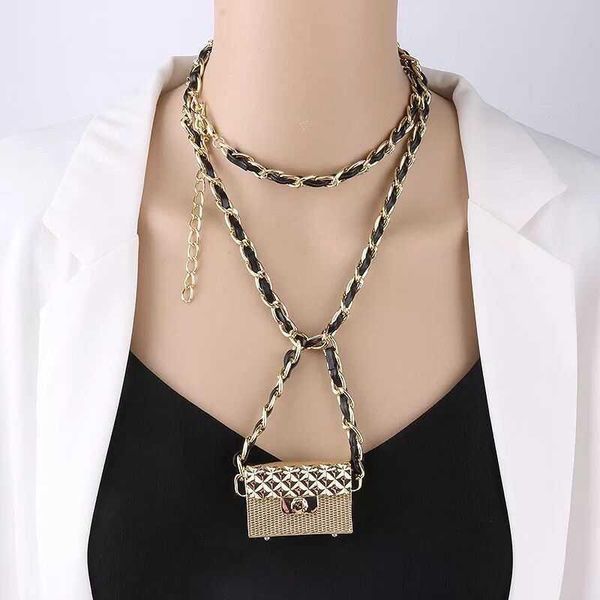 belts metal mini bag waist chain rhombus belt pearl earphone accessories, Black;brown
belts metal mini bag waist chain rhombus belt pearl earphone accessories, Black;brown
