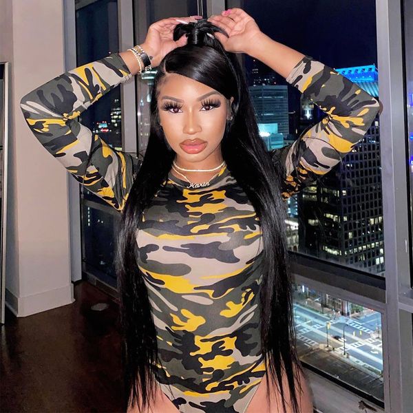 women autumn winter long sleeve printed bodycon camouflage slim bodysuit romper playsuit 2021 fall clothes streetwear, Black;white
women autumn winter long sleeve printed bodycon camouflage slim bodysuit romper playsuit 2021 fall clothes streetwear, Black;white