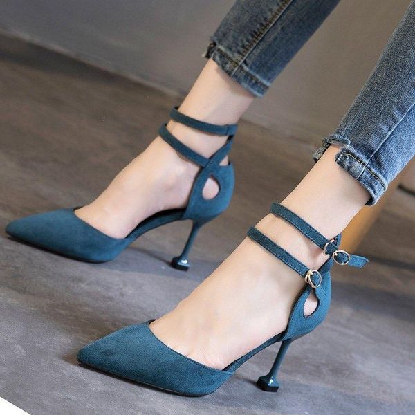 dress shoes 2021 brand ankle straps womens sandals 5-7cm pointed toe platform pumps matte leather ladies high heels size 34-40, Black
dress shoes 2021 brand ankle straps womens sandals 5-7cm pointed toe platform pumps matte leather ladies high heels size 34-40, Black