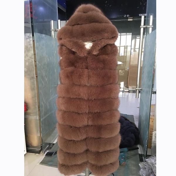 luxury women's real fur vests with hooded 2021 natural genuine gilets female winter long coat & faux, Black
luxury women's real fur vests with hooded 2021 natural genuine gilets female winter long coat & faux, Black