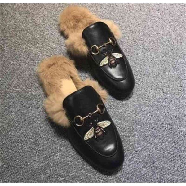 rose genuine with leather loafers fur muller slipper with buckle fashion women princetown men casual mules flats, Black
rose genuine with leather loafers fur muller slipper with buckle fashion women princetown men casual mules flats, Black
