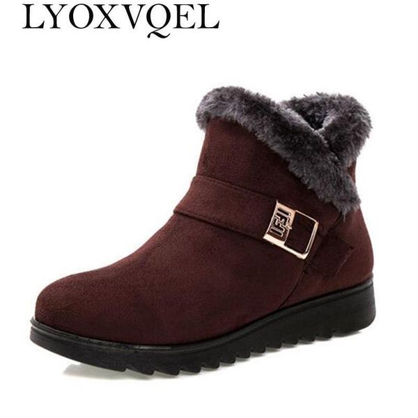 boots winter women flock warm ankle snow platform mother shoes woman slip on flats c276, Black
boots winter women flock warm ankle snow platform mother shoes woman slip on flats c276, Black