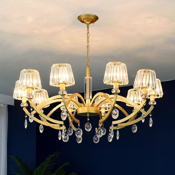 chandeliers deluxe k9 crystal lampshade chandelier led candelabro for living room light restaurant bedroom modern luxury lustre
chandeliers deluxe k9 crystal lampshade chandelier led candelabro for living room light restaurant bedroom modern luxury lustre